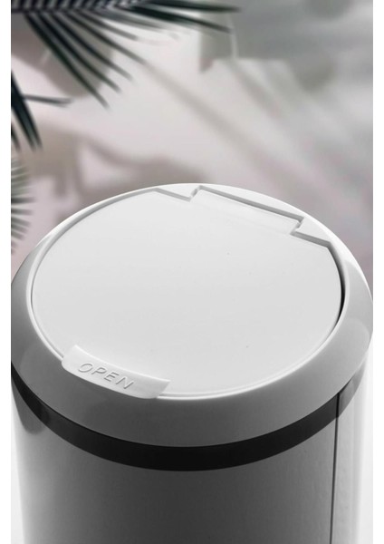 Yuvarlak Desenli Metal Çöp Kovası, Banyo ve Mutfak Için Şık ve Dayanıklı Tasarım modelleri