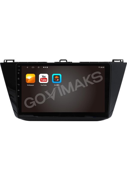 GOVİMAKS VOLKSWAGEN TIGUAN 2017-2023 UYUMLU 8 GB RAM 128 GB HAFIZA ANDROID MULTIMEDIA TEYP