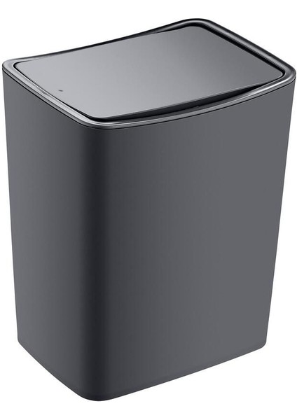 20 Lt Gri Dokunmatik Çöp Kovası, Şık ve Pratik Temizlik Gereci