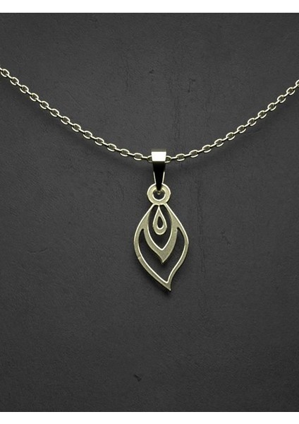 14 Ayar Altın Gözyaşı Damlası Kolye Ucu 1 Gr, KC12379 Kodlu