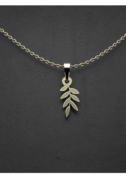 14 Ayar Altın Yaprak Kolye Ucu 1 Gr, KC15225 Kodlu