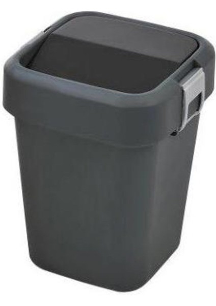 Ofis Için Çift Gözlü, Hassas Kapaklı, 40 Lt Siyah Çöp Kutusu fiyatları