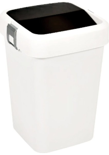 Şeffaf Kapaklı 18 Lt Çöp Kovası, Dayanıklı ve Şık Tasarım