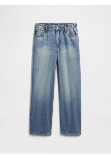 Erkek Çocuk Mavi Baggy Denim Pantolon