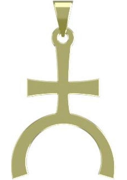 14 Ayar Altın Geometrik Kolye Ucu 1 Gr, KC16276 Kodlu