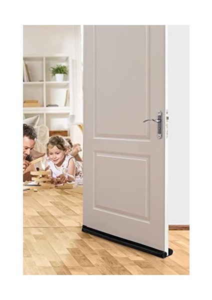 Kapı Altı Rüzgar Önleyici Isı Yalıtım Süngeri Rüzgarlık Stoper Toz Soğuk Sünger Çift Taraflı Izolasyon 2, Byens, Siyah, 85 cm fiyatları