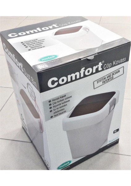 Şeffaf Kapaklı 18 Lt Çöp Kovası, Dayanıklı ve Şık Tasarım fırsatları