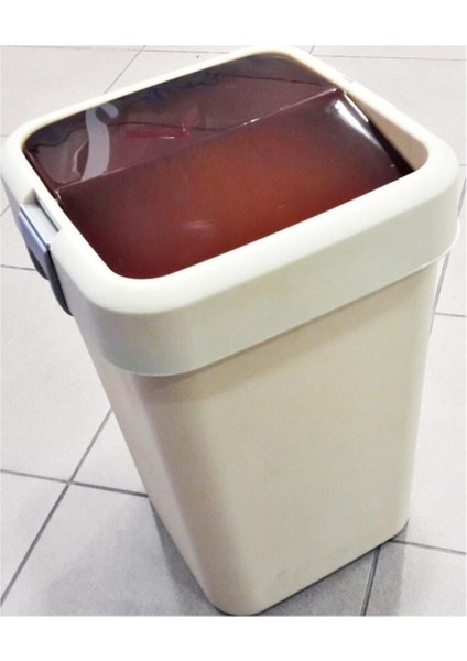 Şeffaf Kapaklı 18 Lt Çöp Kovası, Dayanıklı ve Şık Tasarım indirimleri