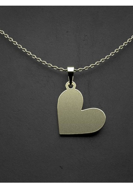 14 Ayar Altın Kalp Kolye Ucu 1 Gr, KC17546 Kodlu