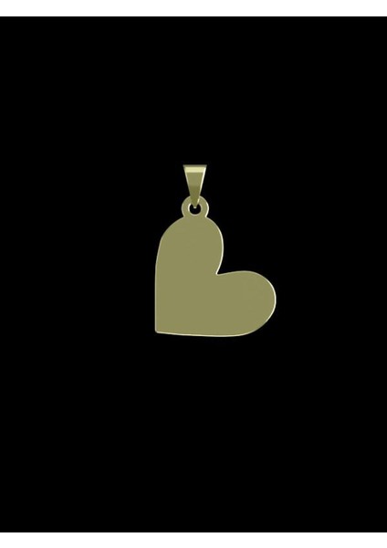 14 Ayar Altın Kalp Kolye Ucu 1 Gr, KC17546 Kodlu