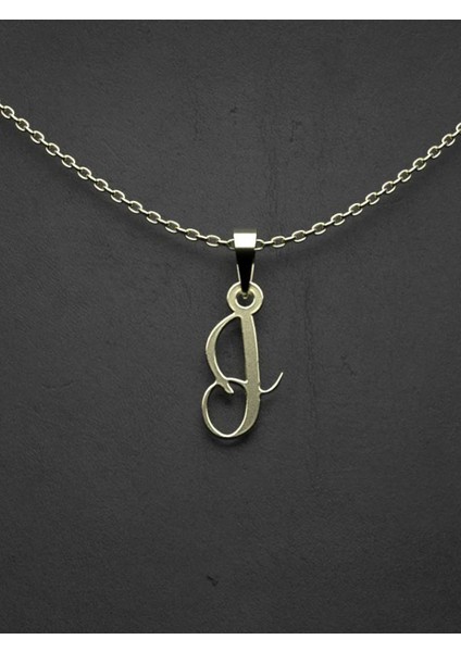 14 Ayar Altın J Harfi Kolye Ucu 1 Gr, KC12297 Kodlu