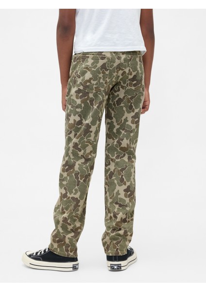 Erkek Çocuk Kamuflaj Original Straight Jean modelleri