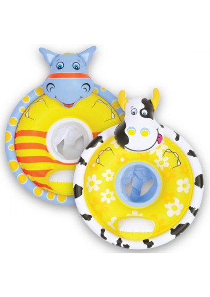 Hayvan Figürlü Oturaklı Simit, 68 Cm, Renkli ve Eğlenceli Tasarım