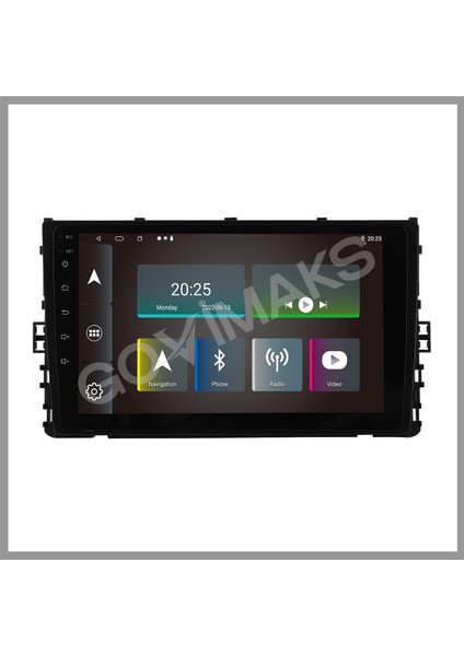 GOVİMAKS VOLKSWAGEN POLO 2018-2022 UYUMLU 4 GB RAM 64 GB HAFIZA ANDROID MULTIMEDIA TEYP