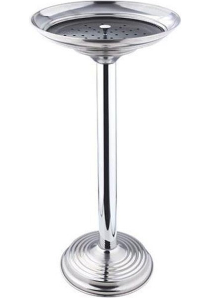 Beyaz Şampanya Küllük, 71 cm Yüksek, Şık ve Modern Tasarım