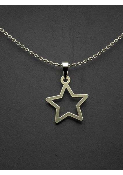 14 Ayar Altın Yıldız Kolye Ucu 1 Gr, KC15353 Kodlu