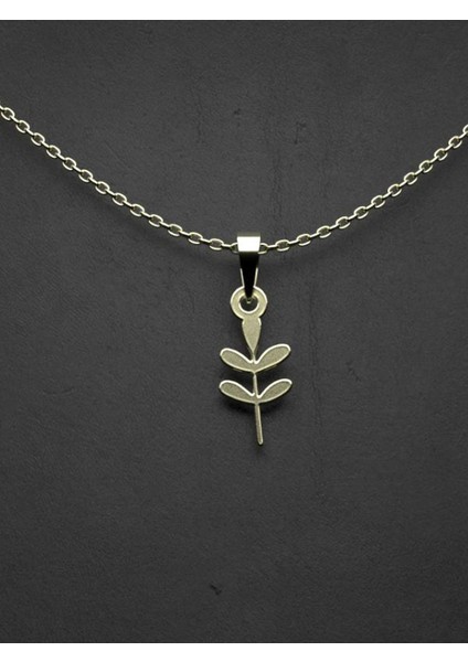 14 Ayar Altın Yaprak Kolye Ucu 1 Gr, KC15078 Kodlu