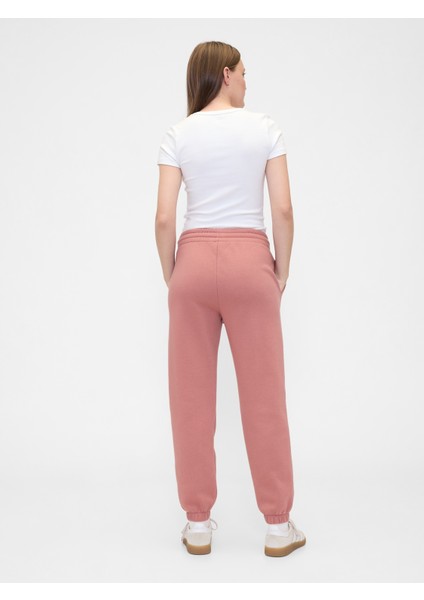 Kadın Açık Pembe Gap Logo Fleece Jogger Eşofman Altı indirimleri