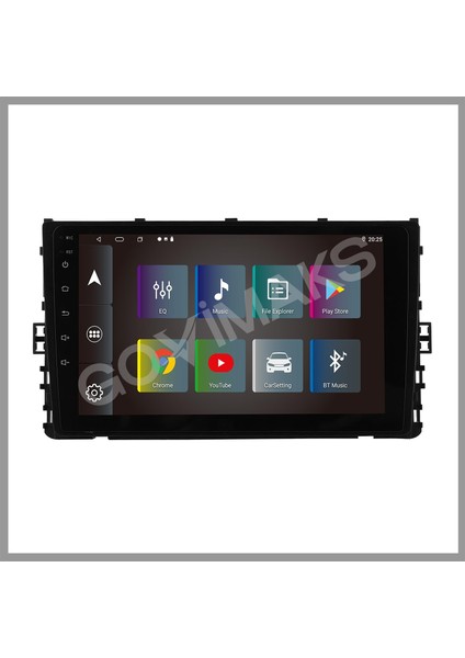 GOVİMAKS VOLKSWAGEN POLO 2018-2022 UYUMLU 6 GB RAM 128 GB HAFIZA ANDROID MULTIMEDIA TEYP