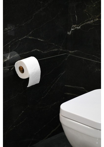 Ahşap Tuvalet Kağıtlık, Kayın Ağacından, Yapışkanlı, Doğal ve Şık Tasarım