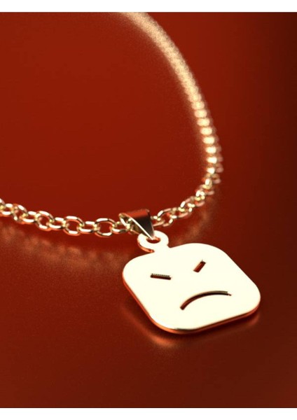 14 Ayar Altın Emoji Kolye Ucu 1 Gr, KC13441 Kodlu fırsatları