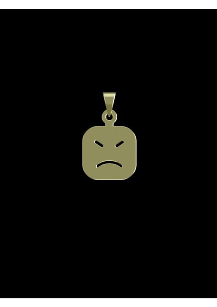 14 Ayar Altın Emoji Kolye Ucu 1 Gr, KC13441 Kodlu