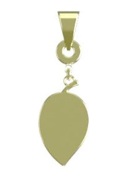 14 Ayar Altın Gözyaşı Damlası Kolye Ucu 1 Gr, KC14688 Kodlu