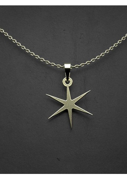 14 Ayar Altın Yıldız Kolye Ucu 1 Gr, KC15497 Kodlu