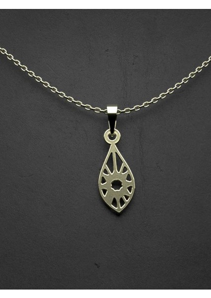 14 Ayar Altın Gözyaşı Damlası Kolye Ucu 1 Gr, KC10817 Kodlu