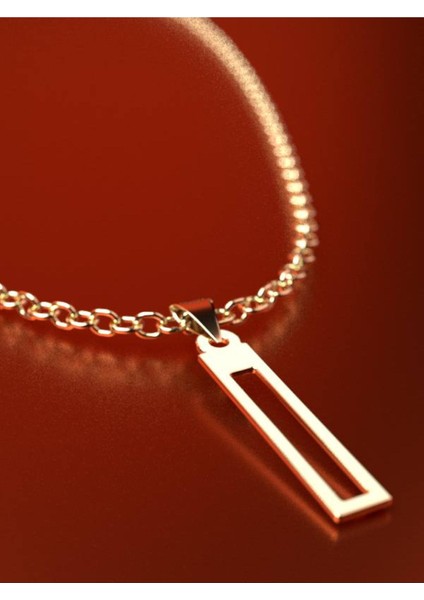 14 Ayar Altın Dikdörtgen Kolye Ucu 1 Gr, KC12130 Kodlu fırsatları