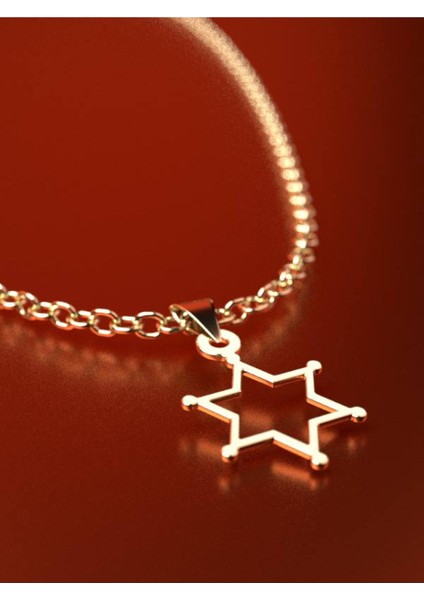 14 Ayar Altın Yıldız Kolye Ucu 1 Gr, KC13009 Kodlu fırsatları