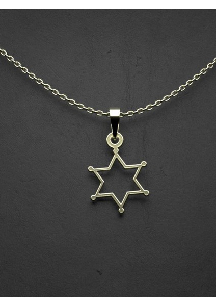 14 Ayar Altın Yıldız Kolye Ucu 1 Gr, KC13009 Kodlu