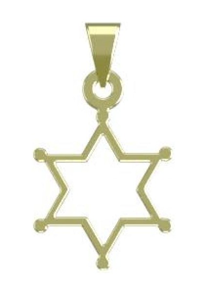 14 Ayar Altın Yıldız Kolye Ucu 1 Gr, KC13009 Kodlu