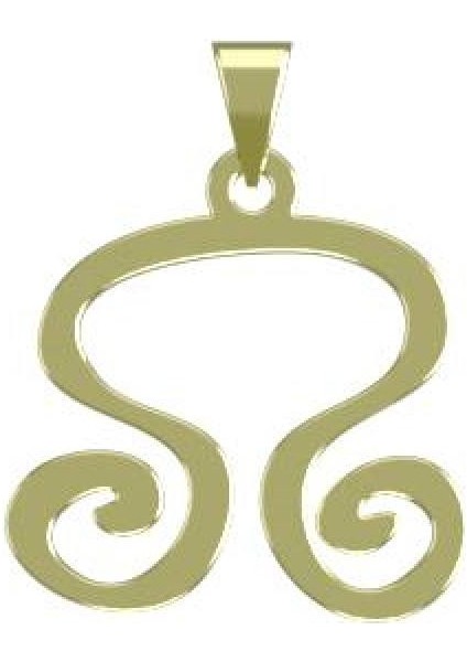 14 Ayar Altın Geometrik Kolye Ucu 1 Gr, KC16192 Kodlu