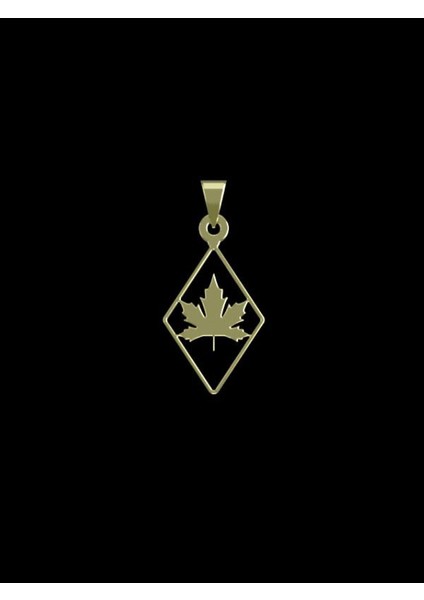 14 Ayar Altın Yaprak Kolye Ucu 1 Gr, KC11351 Kodlu