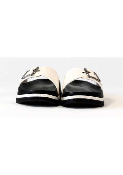 .simli Beyaz Kadın Terlik indirimleri