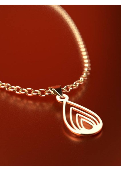 14 Ayar Altın Gözyaşı Damlası Kolye Ucu 1 Gr, KC10683 Kodlu fırsatları