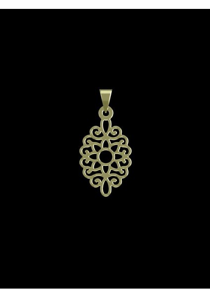 14 Ayar Altın Eslimi Kolye Ucu 1 Gr, KC11525 Kodlu
