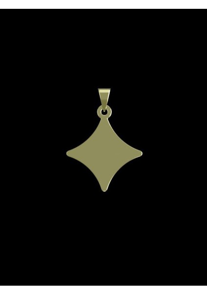 14 Ayar Altın Yıldız Kolye Ucu 1 Gr, KC15513 Kodlu