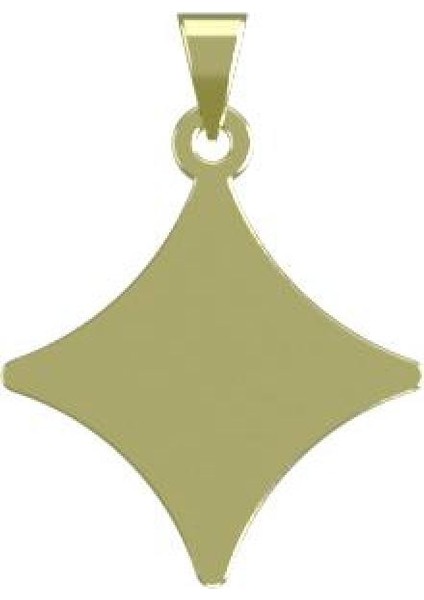 14 Ayar Altın Yıldız Kolye Ucu 1 Gr, KC15513 Kodlu