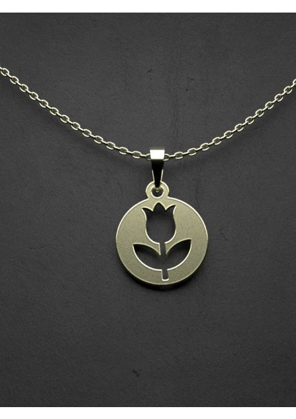 14 Ayar Altın Çiçek Kolye Ucu 1 Gr, KC11023 Kodlu