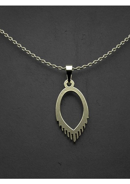 14 Ayar Altın Gözyaşı Damlası Kolye Ucu 1 Gr, KC12083 Kodlu