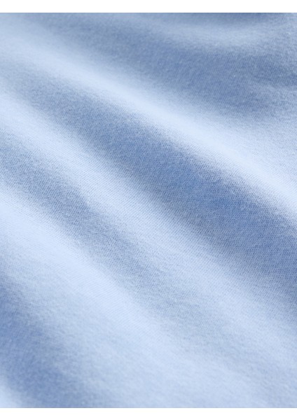 Kız Çocuk Bebe Mavisi Vintage Soft Oversized Bubble Sweatshirt fiyatları