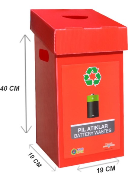 Çok Renkli Geri Dönüşüm ve Atık Kutusu Seti, Çevre Dostu ve Pratik Kullanım modelleri