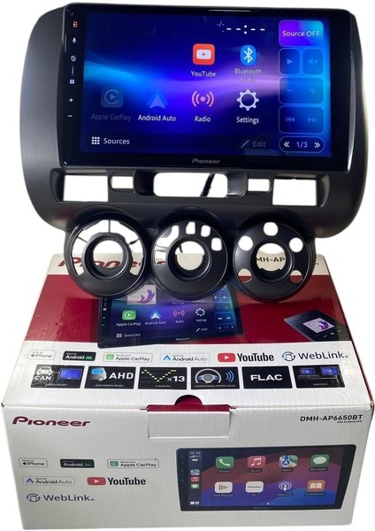 Honda Jazz Pioneer 4-64 Tam Profesyonel Oem Multimedia