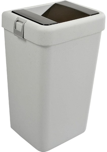 40 Lt Gri Çöp Kovası, Şık ve Kullanışlı Temizlik Gereciği