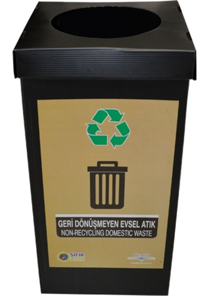 Turuncu Geri Dönüşüm Kutusu, Evsel Atıklar Için Şık ve Pratik Saklama Çözümü fiyatları
