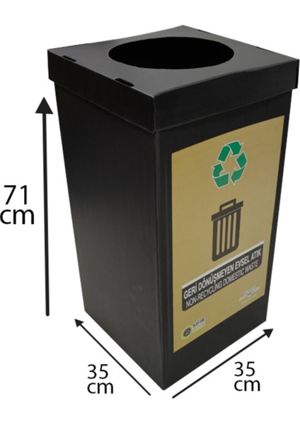 Turuncu Geri Dönüşüm Kutusu, Evsel Atıklar Için Şık ve Pratik Saklama Çözümü modelleri