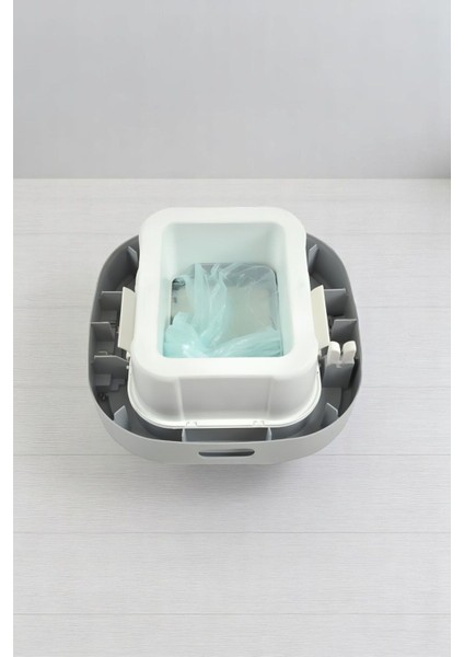 Gri Akıllı Poşetli Kokusuz Çöp Kovası, Bebek ve Evcil Bezleri Için Uygun modelleri