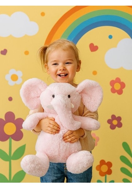 Kucak Dolusu Fil – Sarılmalık Yumuşak Dost-50 cm Peluş